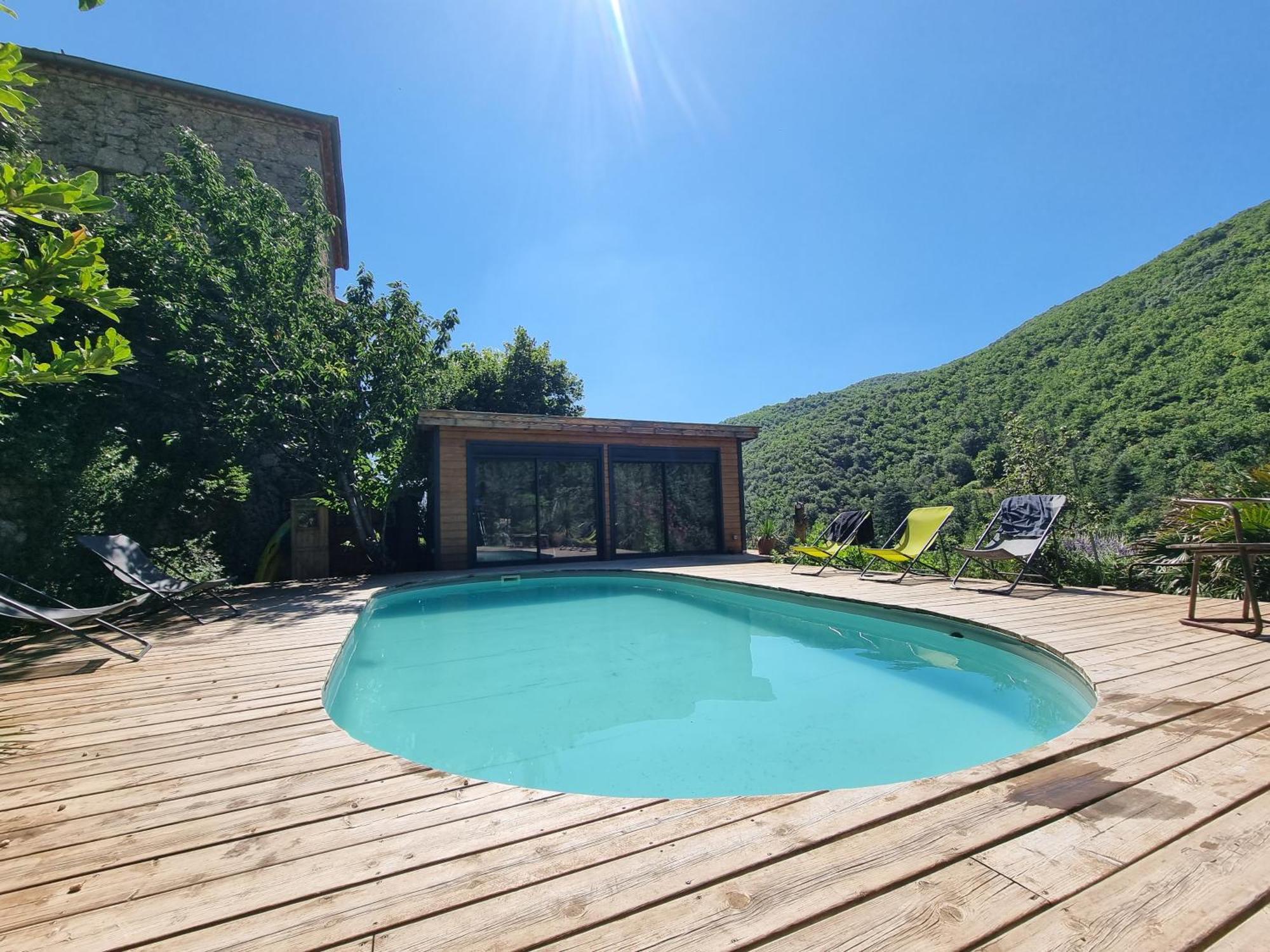 Mas Montet Chez Raphael Villa Valleraugue Exteriör bild